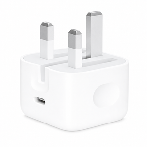 Apple 20W USB-C Power Adapter, Original, UK 3-Pin Plug, for iPhone 17 and 18 Series
