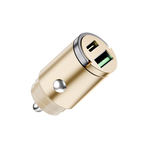 Login L-602 30W Mini Metal Car Charger with Cable