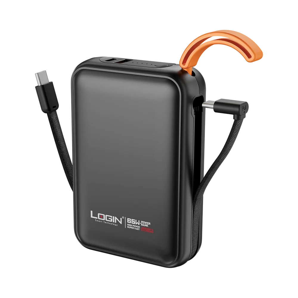 Login L-707 Oblivor 20000mAh 65W power bank, one of the best power banks in Pakistan