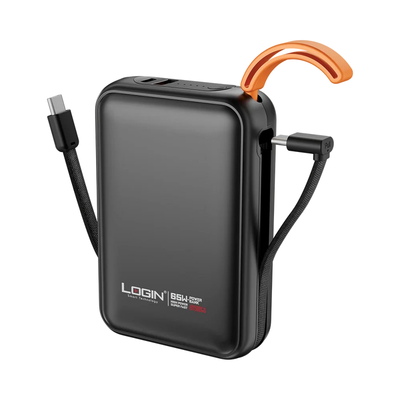 Login L-707 Oblivor 20000mAh 65W power bank, one of the best power banks in Pakistan