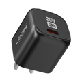 Login L-412 Edge 20W GaN USB-C PD charger, matte black