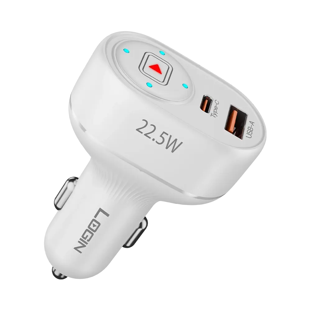 Login L-600 22.5W Dual Port Car Charger