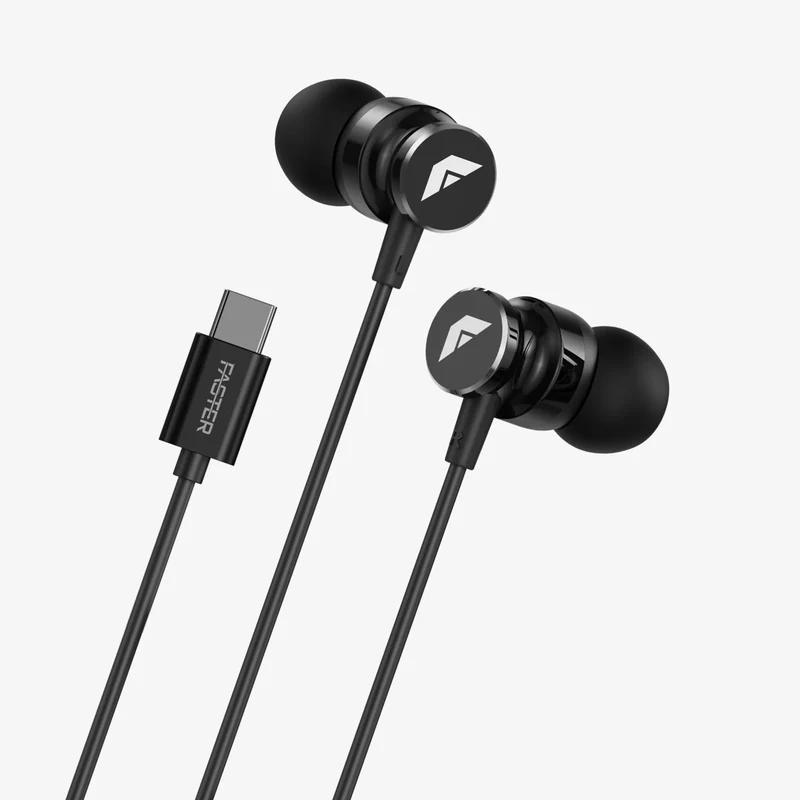 Faster SH-2C Type-C Wired Earphones with Mic
