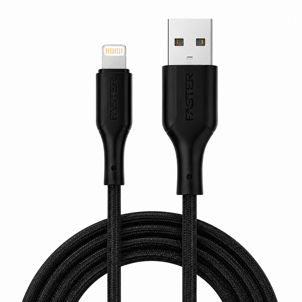 Faster FC-08 USB to Lightning Fast Charging Data Cable