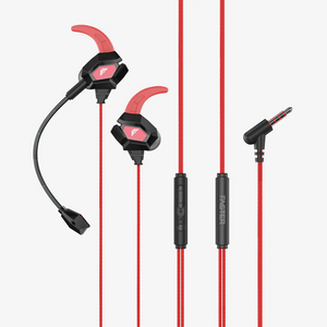 Faster GH-1A Gaming In-Ear Earphones with Detachable Boom Mic, 3.5mm