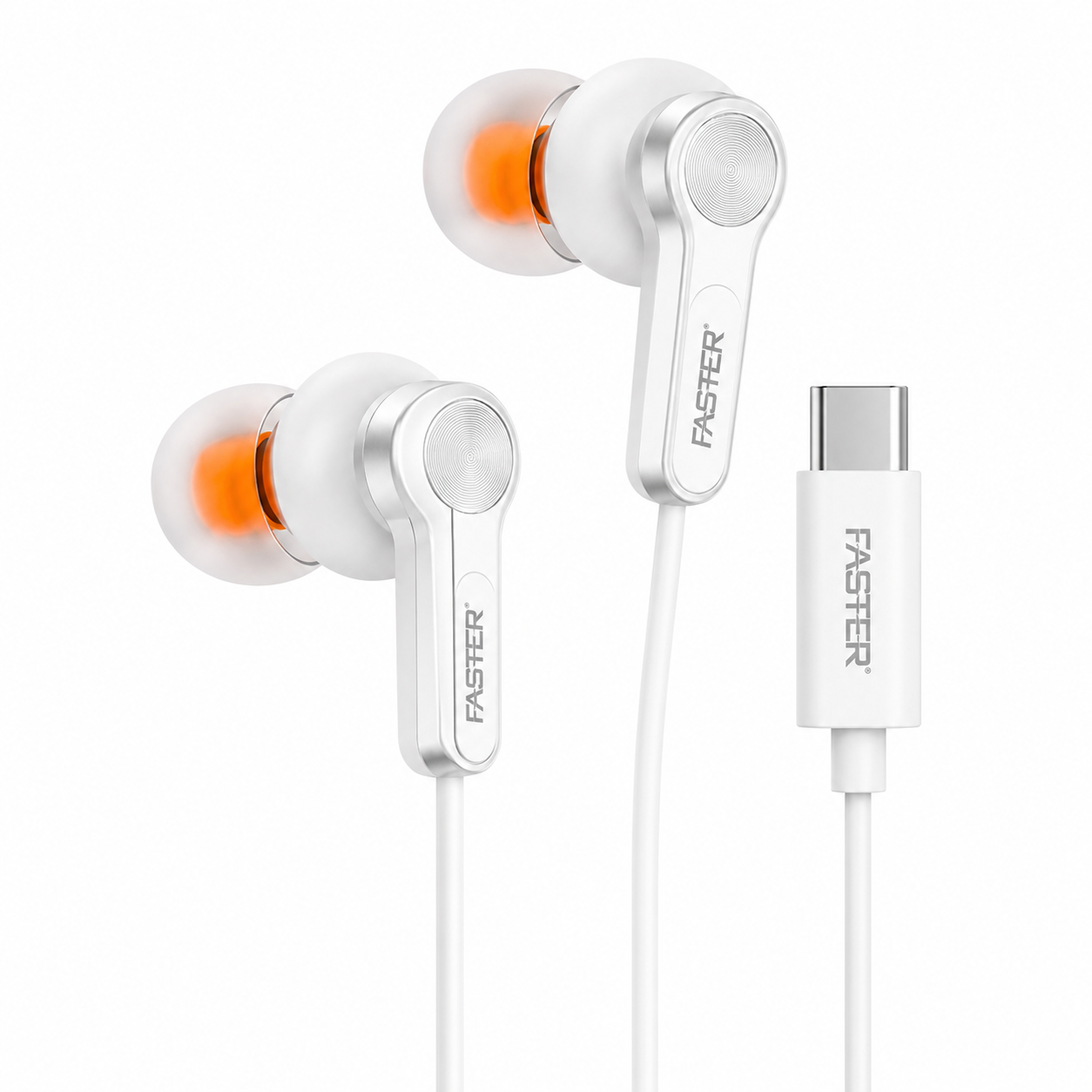 Faster S9 Plus Type-C Real Sound Earphones