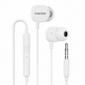 Faster JOY J9 stereo wired earphones with mic, white