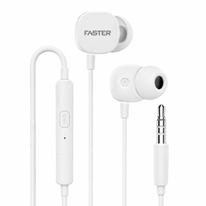 Faster JOY J9 Premium Stereo Wired Earphones with Mic, 3.5mm