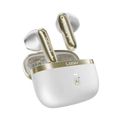 Login L-217 Myro AI wireless earbuds, pearl white with gold rim case
