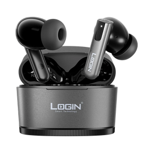 Login L-218 Elan ANC True Wireless Earbuds, Metal Case