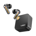 Login L-222 Cerus AI ANC wireless earbuds, black and gold