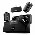 Login L-251 Dual Wireless Microphone with Charging Case