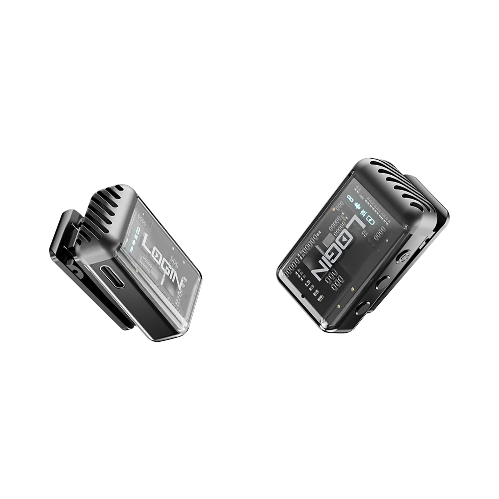 Login L-251 Dual Wireless Microphone with Charging Case