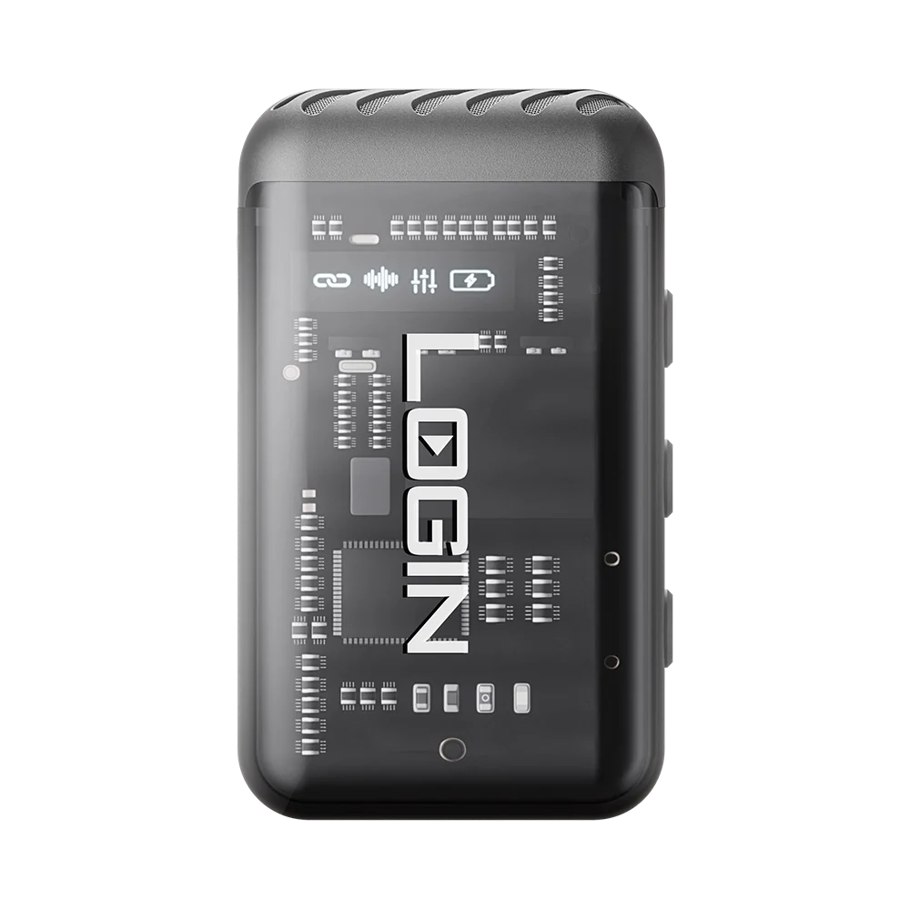 Login L-251 Dual Wireless Microphone with Charging Case