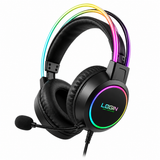 Login L285 RGB Wired Gaming Headset with Boom Mic, 3.5mm