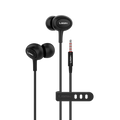 Login L-310 Music wired earphones with mic, 3.5mm, black