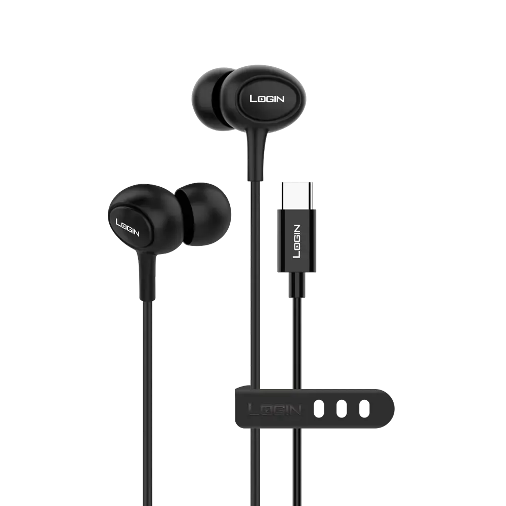 Login L-310 Music Type-C Wired Earphones