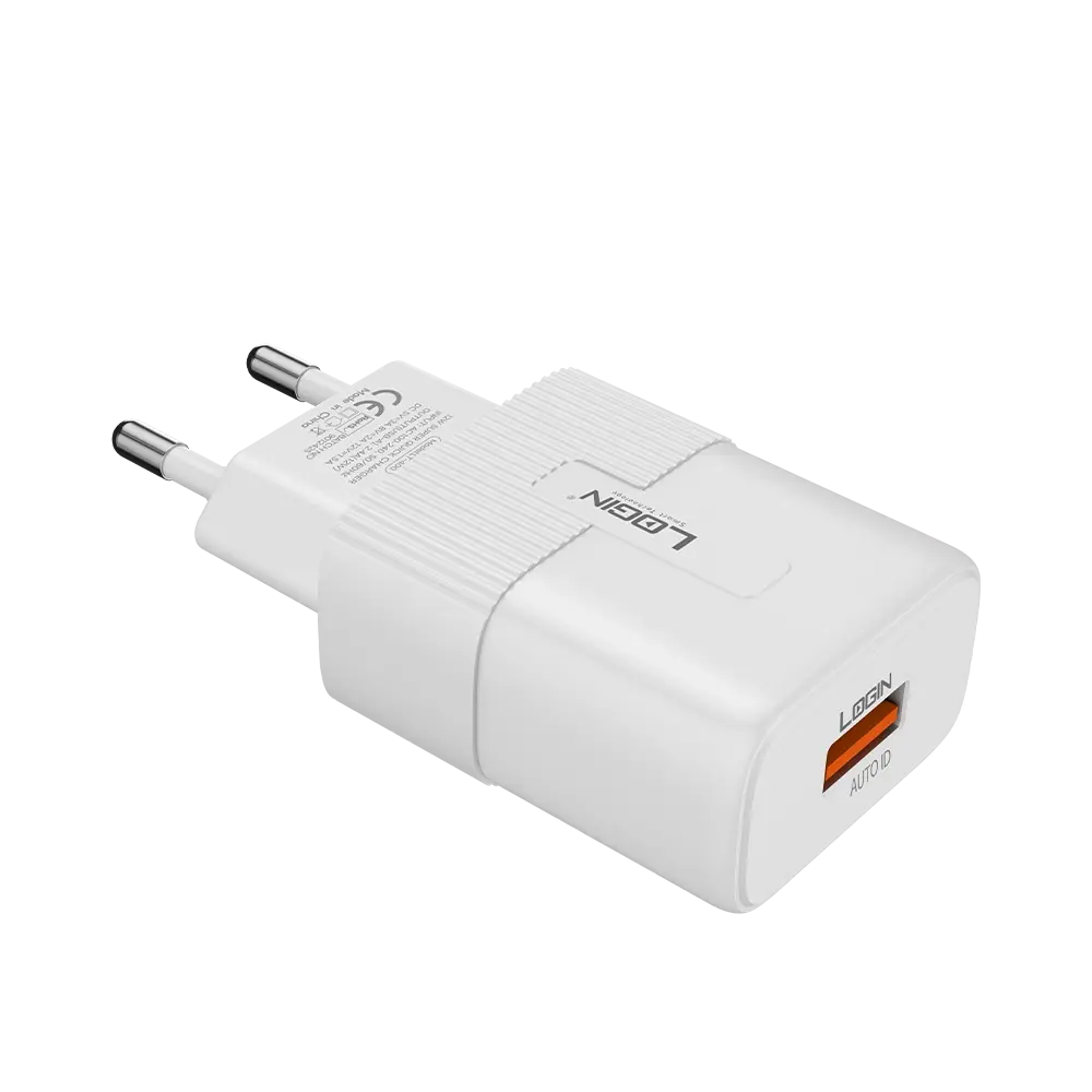 Login L-400 Quick Power 2.4A charger with Micro USB cable