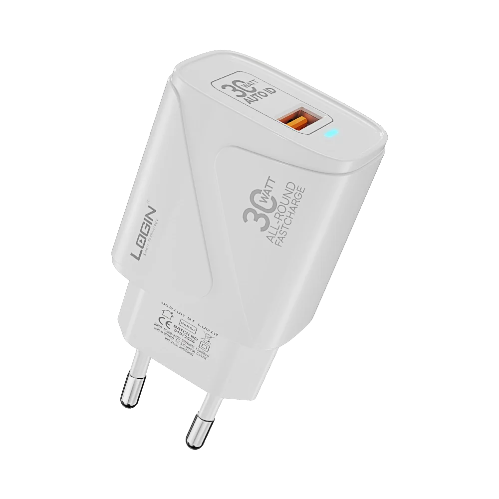 Login L-403 Al-Round 30W Fast Charger