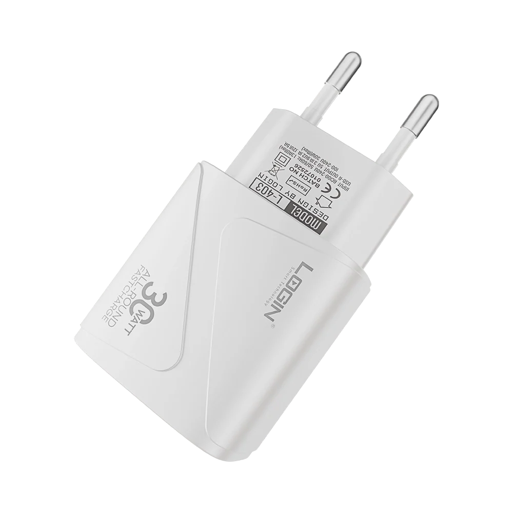 Login L-403 Al-Round 30W Fast Charger