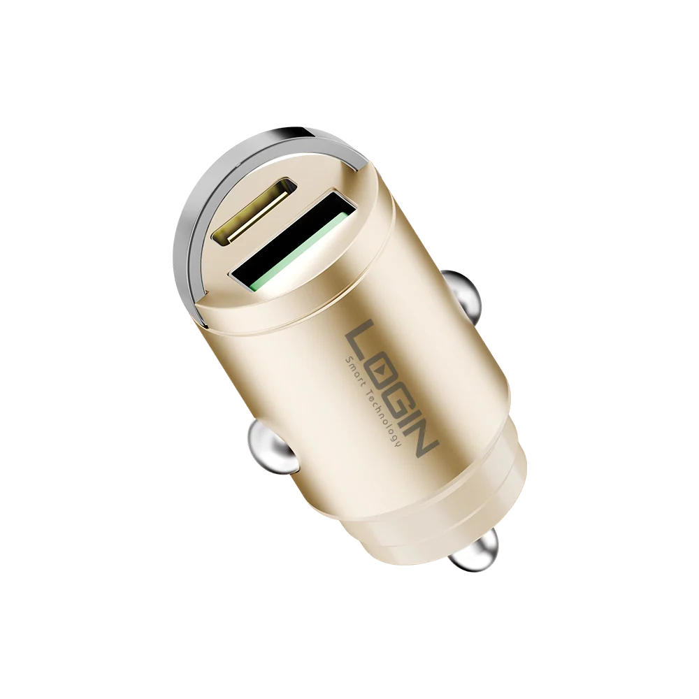 Login L-602 Mini Metal Car Charger