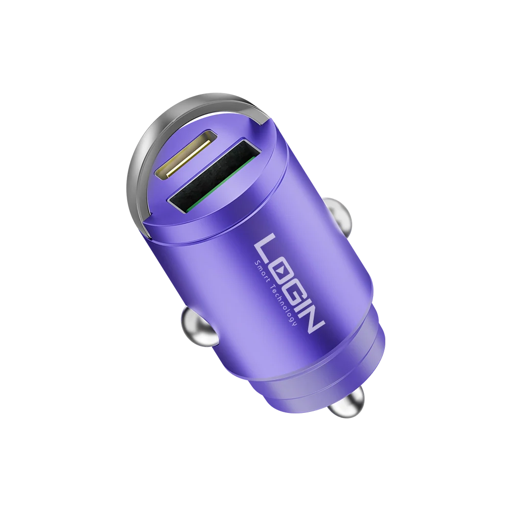 Login L-602 Mini Metal Car Charger