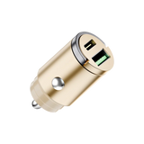 Login L-602 30W Mini Metal Car Charger with Cable
