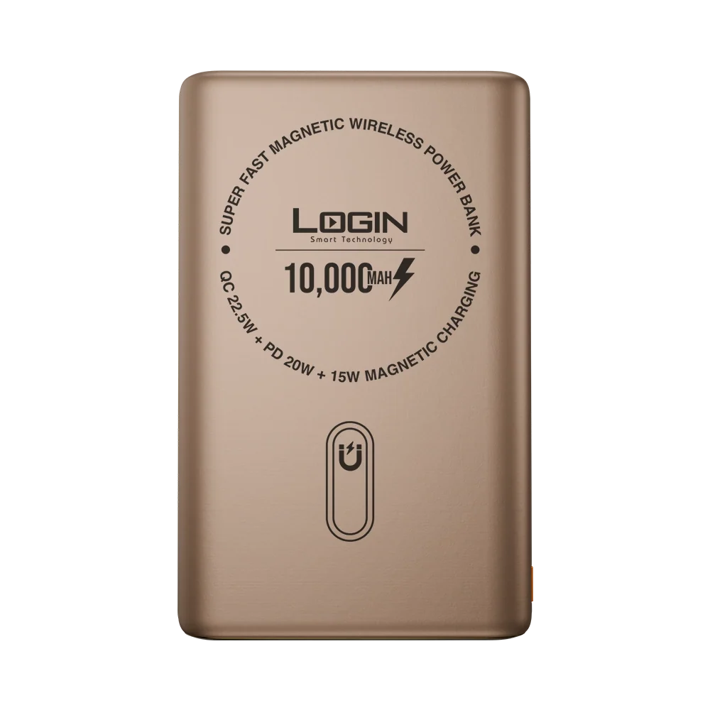 Login L-712 MagUp Magnetic Wireless Powerbank