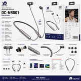 OCTO OC-NB001 Pro ENC Bluetooth 5.4 Neckband, 20 Hours Playtime