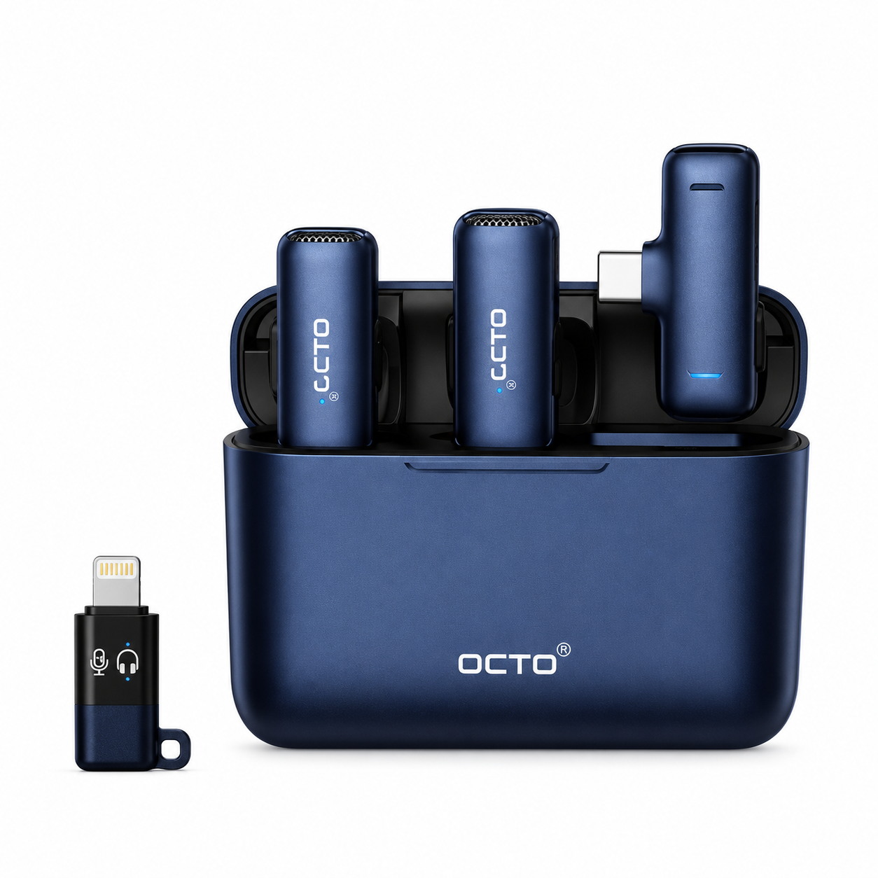 OCTO OC-WM001 Pro Series Duo Wireless Microphone  ANC