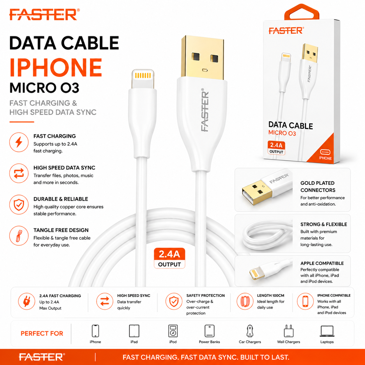 Faster O3 Lightning Cable