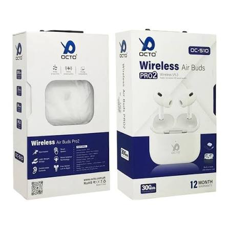 OCTO OC510 True Wireless Earbuds - Premium Sound & Smart Touch Control