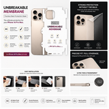 LAVSH Membrane Back Protector, Full Body Skin for iPhone 11 to 18 Pro Max