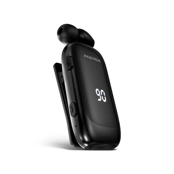 Faster R12 Retractable Mono Bluetooth Earphone