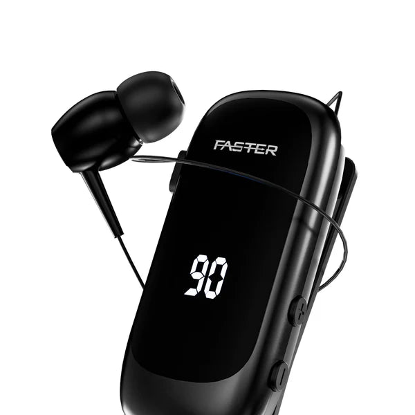 Faster R12 Retractable Mono Bluetooth Earphone