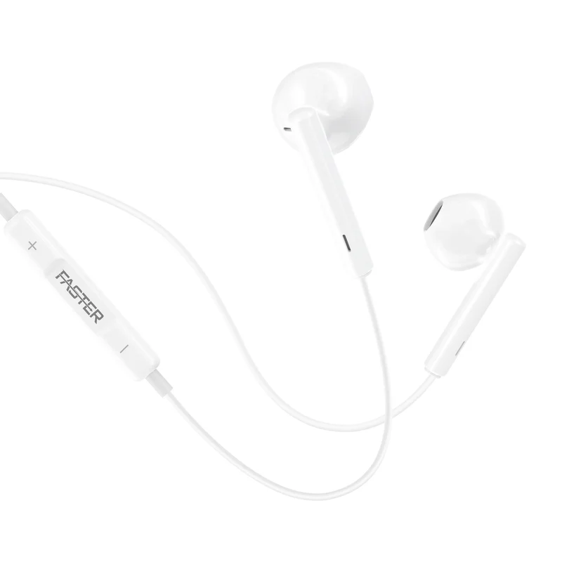 Faster SH-1C Type-C Wired Earphones with Mic & Volume Control